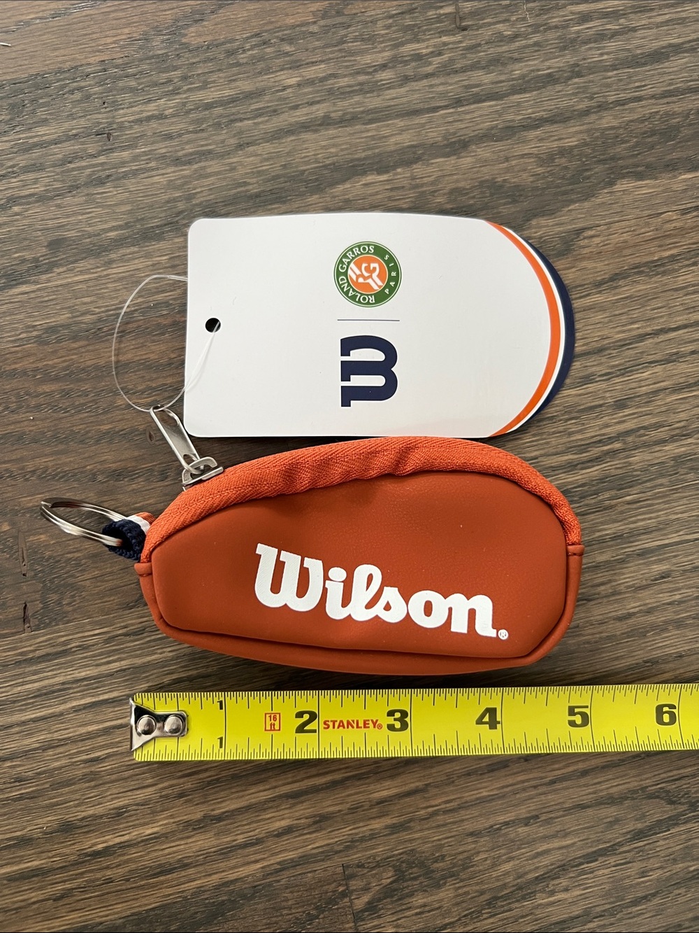 NWT Wilson x Roland Garros Keychain Bag • Clay